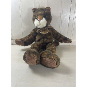 Russ Berrie & Co Tabatha 12" Plush Tiger Striped Cat The Heartcraft Collection